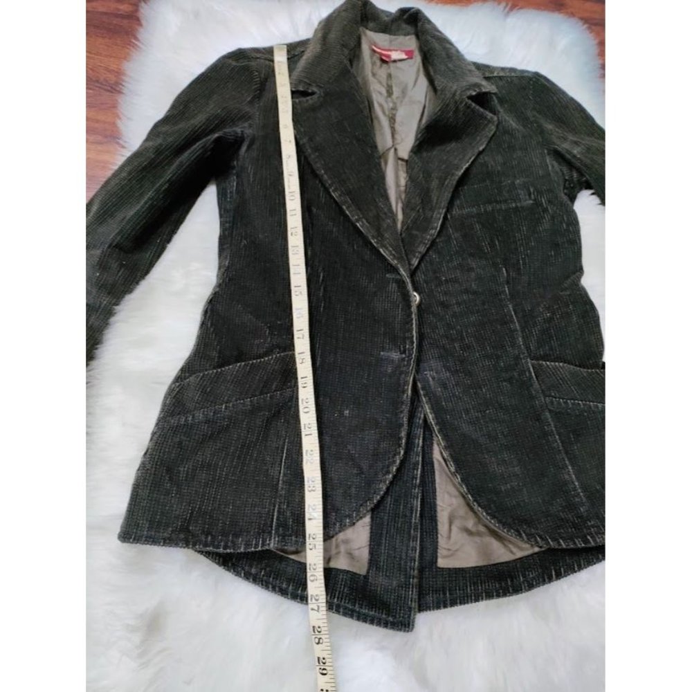 ZARA TRF Corduroy Blazer Jacket High-Low Jacket L /M - Picture 8 of 12